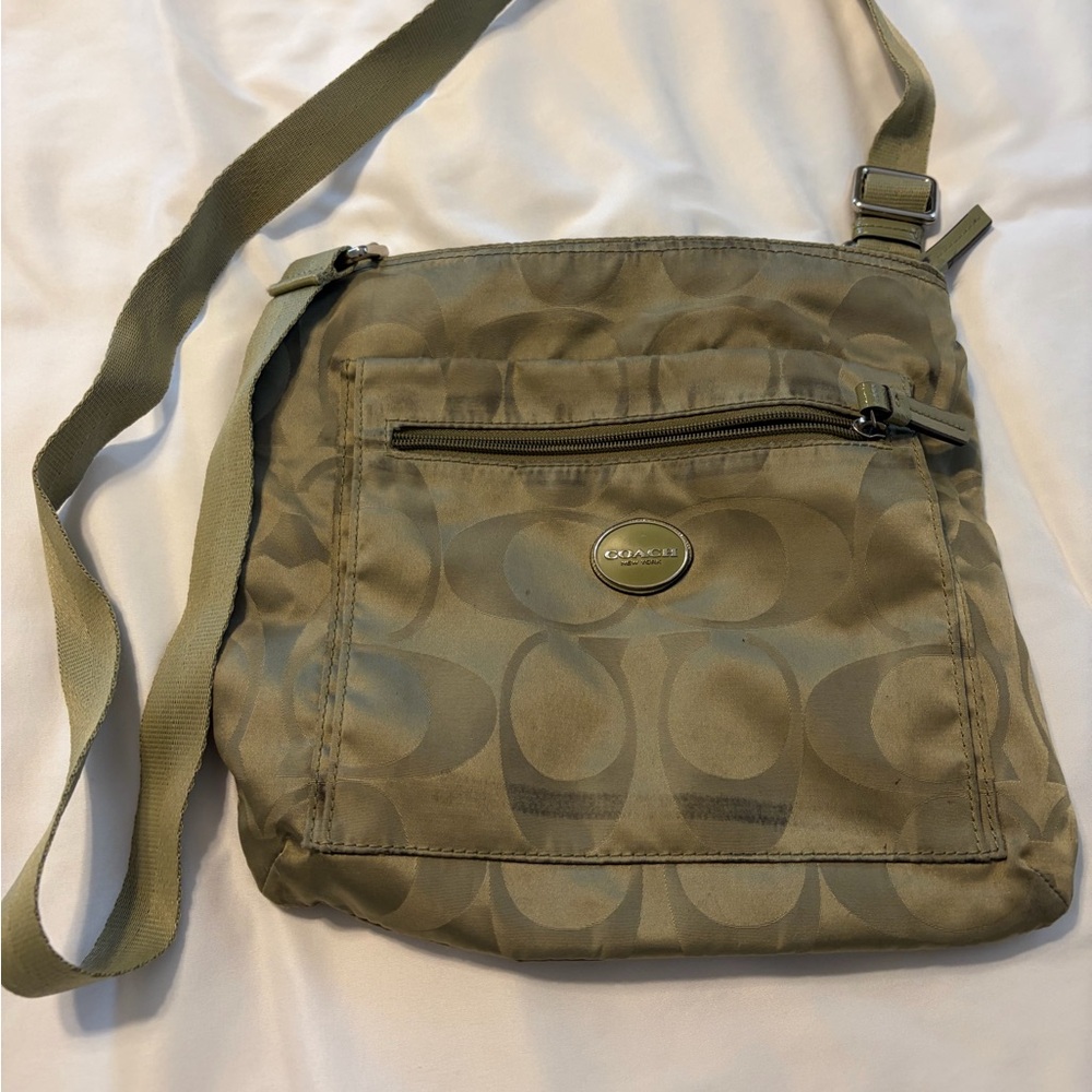 Coach Khaki Crossbody Bag